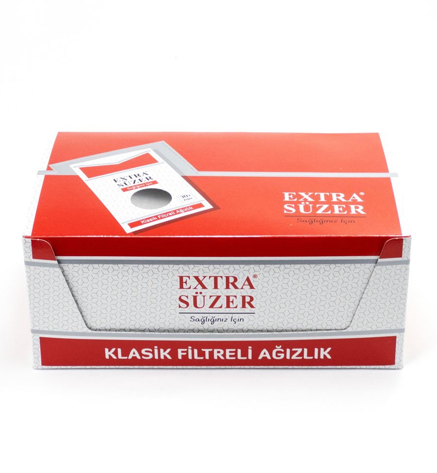 Extra Süzer Klasik filtreli sigara ağızlığı standı, kapalı kutu